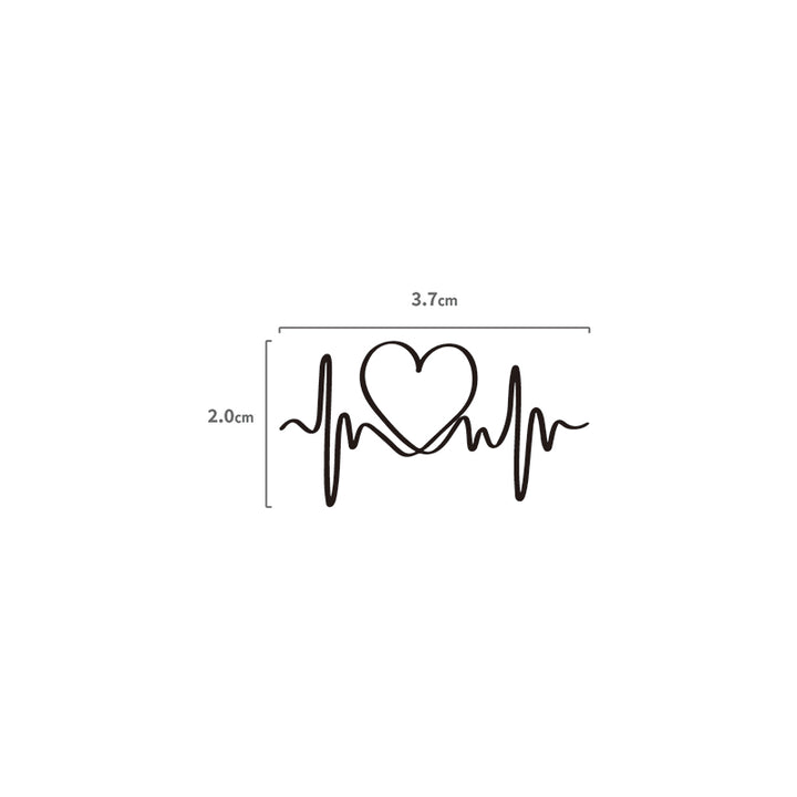 Glaube Liebe Hoffnung Temporäres Tattoo Größenangabe