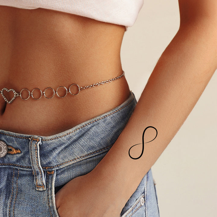 Unendlichkeitszeichen Temporäres Tattoo