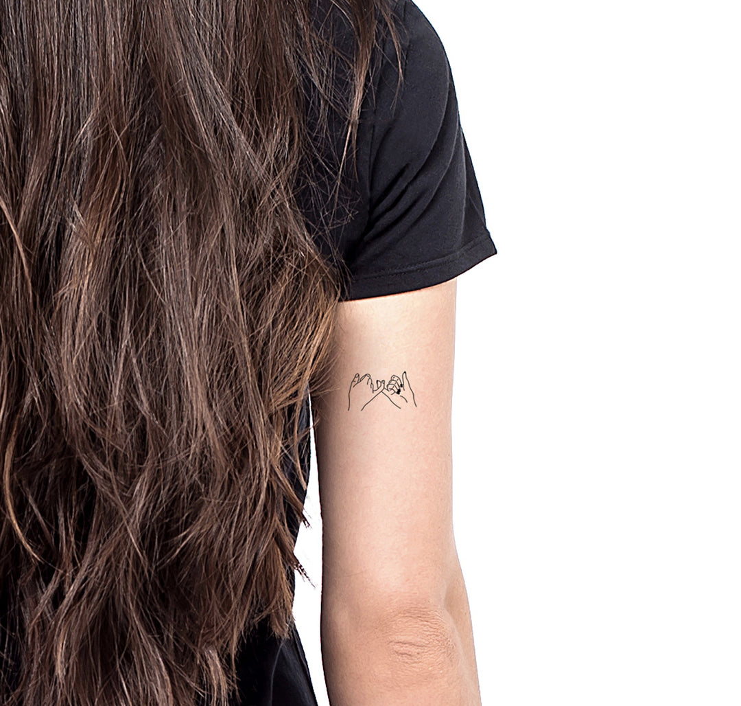Pinky promise Temporäres Tattoo