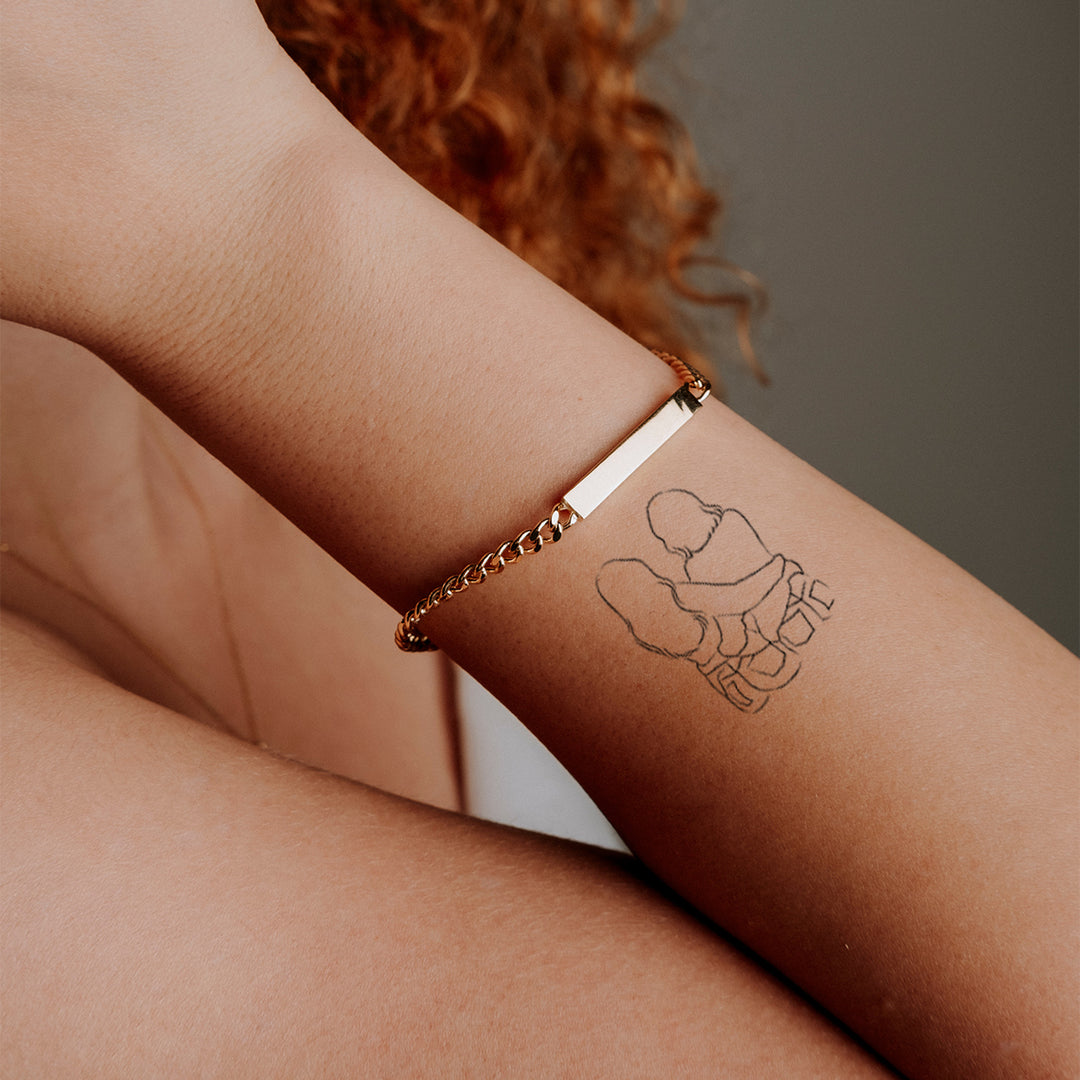 Best Friend Temporäres Tattoo
