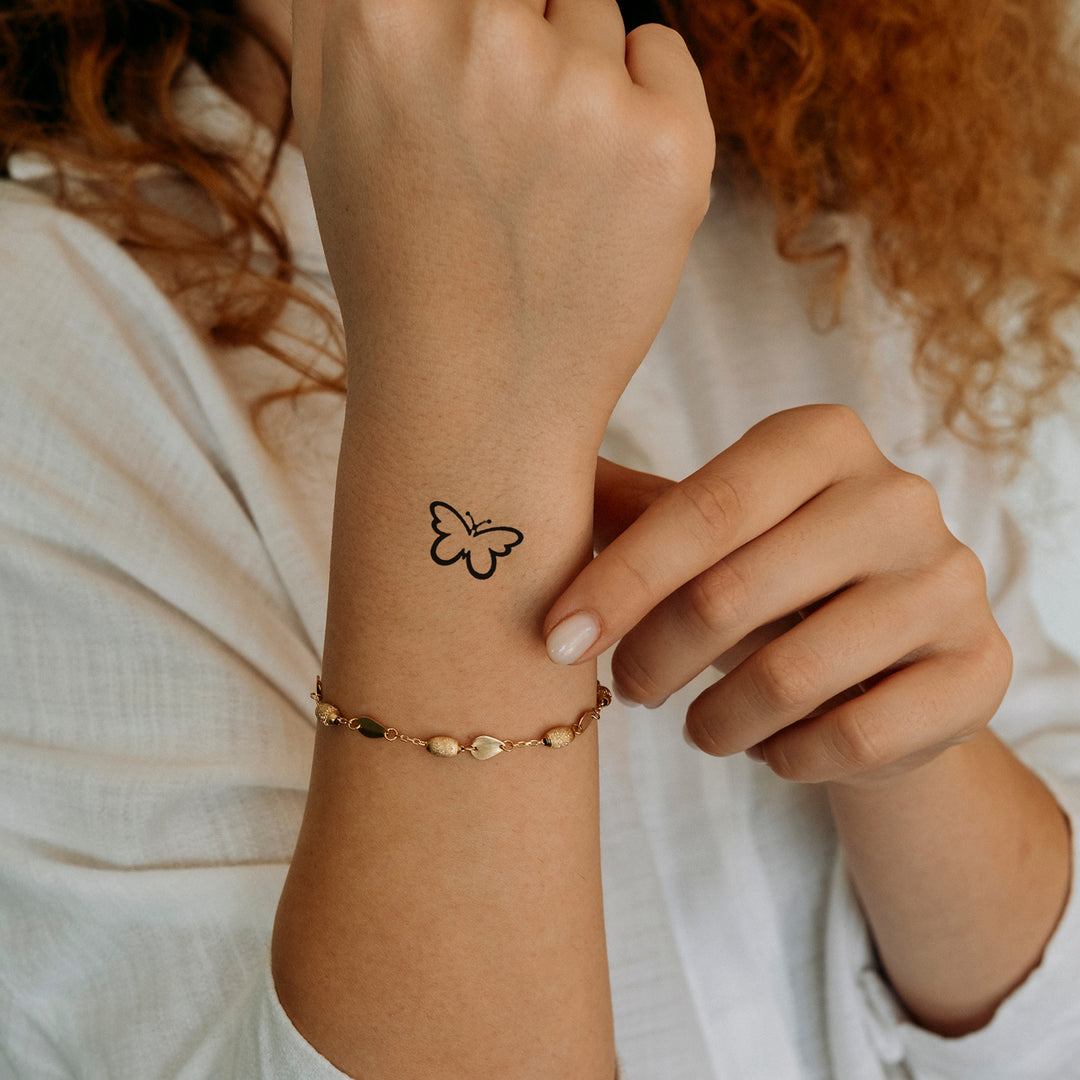Sweet Butterfly Temporäres Tattoo
