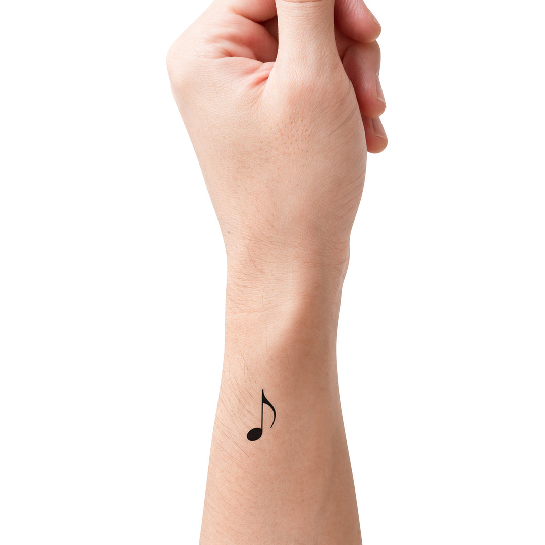 Musiknote Temporäres Tattoo
