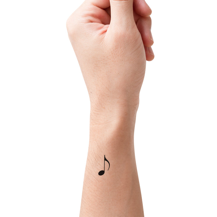 Musiknote Temporäres Tattoo