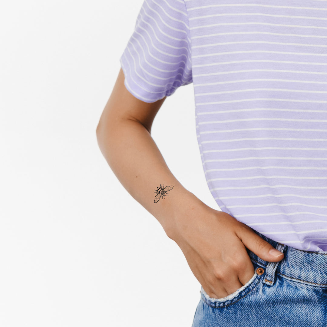 Kleine Biene Temporäres Tattoo