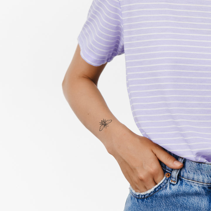 Kleine Biene Temporäres Tattoo