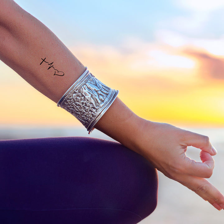 Glaube Liebe Hoffnung Temporäres Tattoo