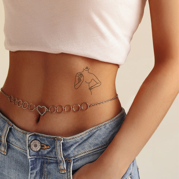 Sonnengöttin Temporäres Tattoo