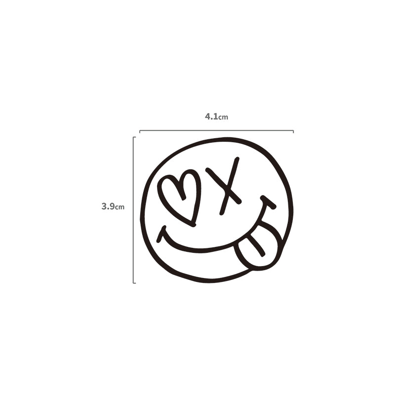 Smiley mit Herz