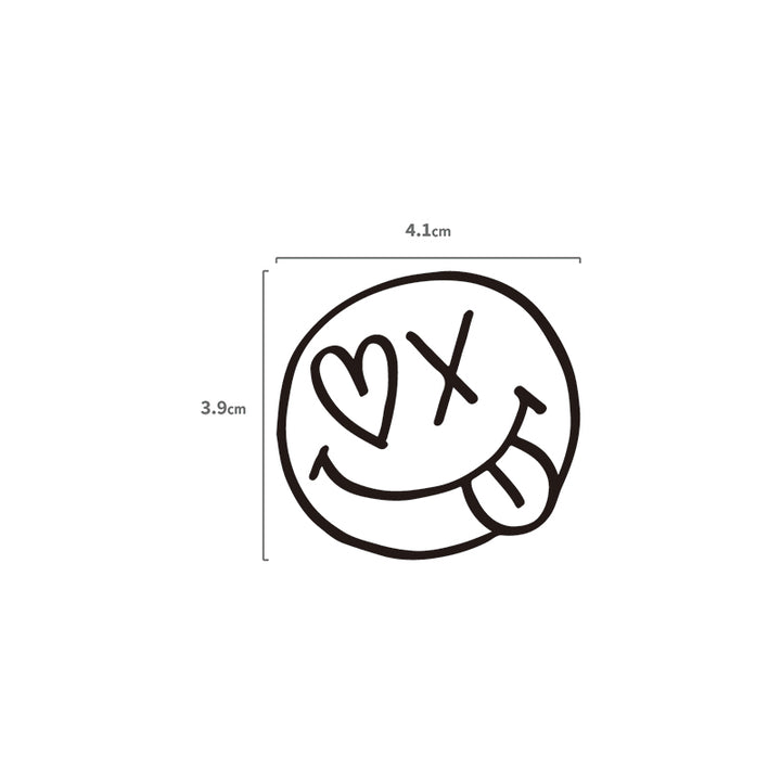 Smiley mit Herz