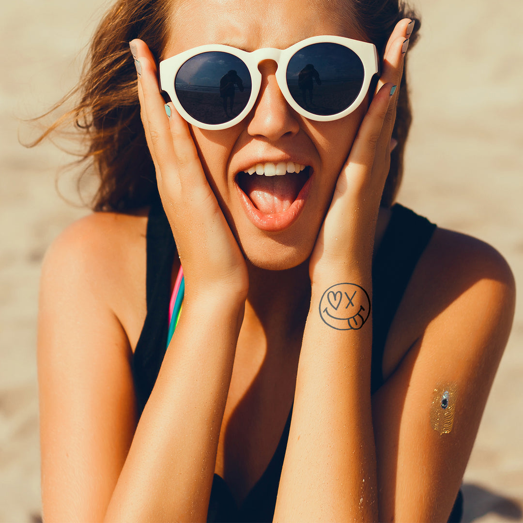 Smiley mit Herz