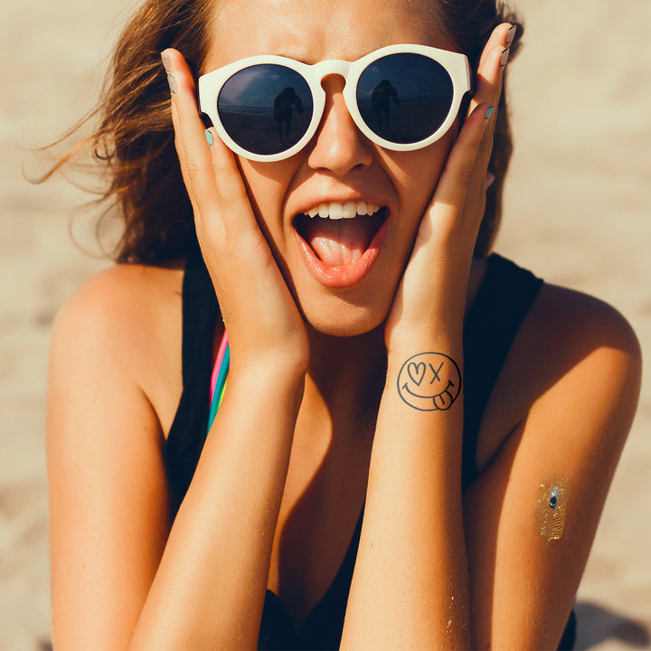 Smiley mit Herz
