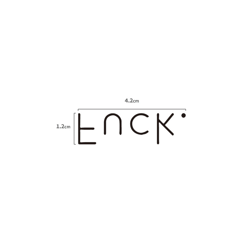 Uck Temporäres Tattoo Größenangabe