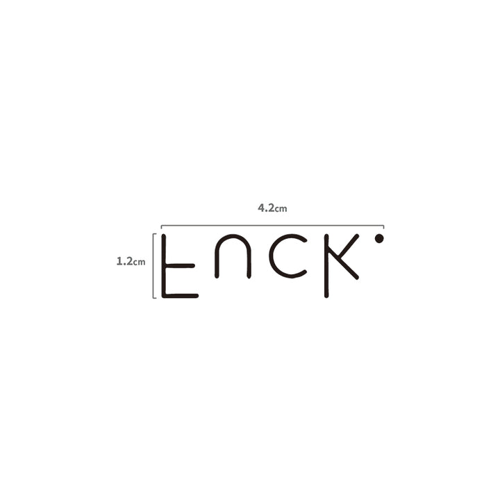 Uck Temporäres Tattoo Größenangabe