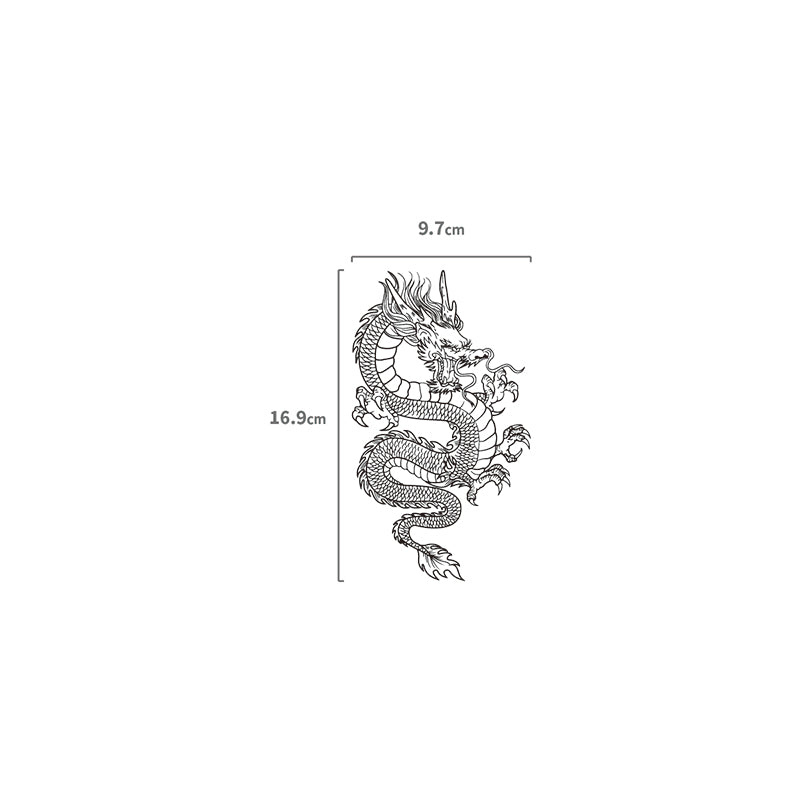 asiatischer-drache-temporaeres-tattoo-groesenangabe